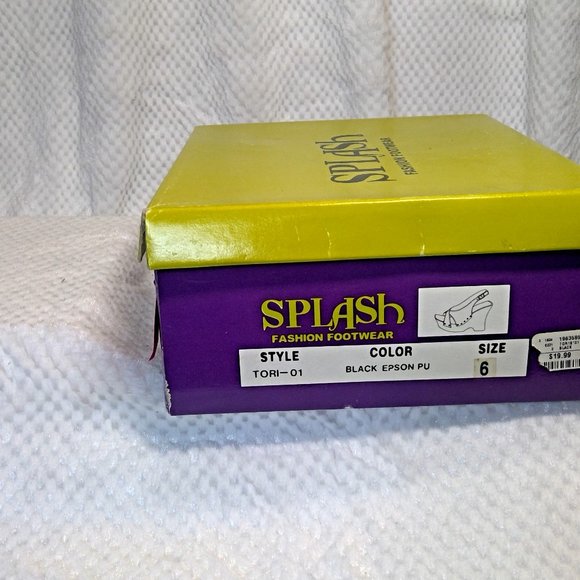 Splash Wedge Heels - Picture 7 of 7